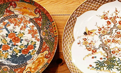 魚と酒「さな田」飾皿